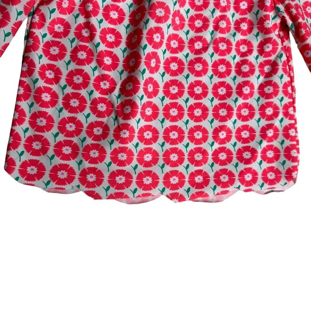 Tommy Bahama Toddler Girls Rash Guard‎ Top Sun Protection Swim Shirt Size 4